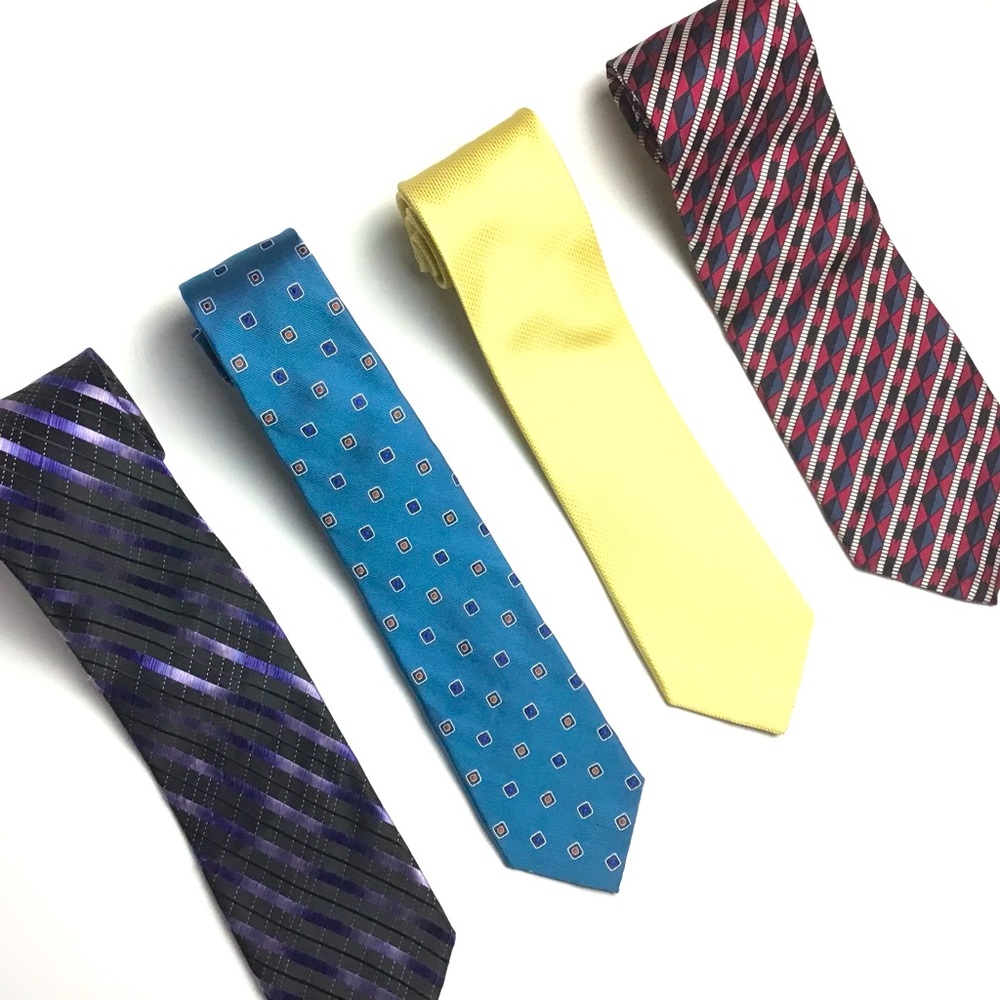 Four Assorted Men’s Silk Neckties